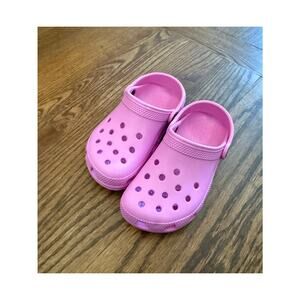 NWOT Crocs Kid Classic Clog - Taffy Pink - c12